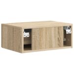 vidaXL Nástenná nočná skrinka so zásuvkou Dub sonoma 49 x 34,5 x 20 cm – Obrázok 6