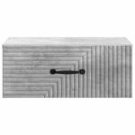 vidaXL Nástenná nočná skrinka 2 pcs Betónovo sivá 49 x 34,5 x 20 cm – Obrázok 5
