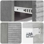 vidaXL Nástenná nočná skrinka 2 pcs Betónovo sivá 49 x 34,5 x 20 cm – Obrázok 8
