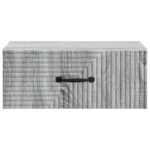 vidaXL Nástenná nočná skrinka 2 pcs Sivá sonoma 49 x 34,5 x 20 cm – Obrázok 5