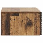 vidaXL Nástenná nočná skrinka Nástenný Staré drevo 49 x 34,5 x 20 cm – Obrázok 5
