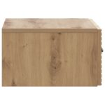 vidaXL Nástenná nočná skrinka Nástenný Dub artisan 49 x 34,5 x 20 cm – Obrázok 5