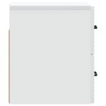 vidaXL Nástenná nočná skrinka Nástenný 2 pcs Biela 34,5 x 33 x 40 cm – Obrázok 6