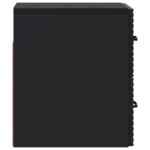 vidaXL Nástenná nočná skrinka so zásuvkou Čierna 34,5 x 33 x 40 cm – Obrázok 5