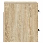 vidaXL Nástenná nočná skrinka so zásuvkou Dub sonoma 34,5 x 33 x 40 cm – Obrázok 5