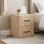 vidaXL Nástenná nočná skrinka 2 pcs Dub sonoma 34,5 x 33 x 40 cm – Obrázok 11