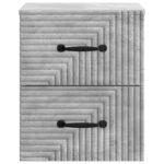 vidaXL Nástenná nočná skrinka 2 pcs Betónovo sivá 34,5 x 33 x 40 cm – Obrázok 5