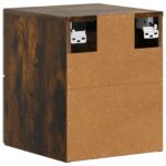 vidaXL Nástenná nočná skrinka 2 pcs Dymový dub 34,5 x 33 x 40 cm – Obrázok 7
