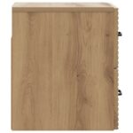 vidaXL Nástenná nočná skrinka 2 pcs Dub artisan 34,5 x 33 x 40 cm – Obrázok 6