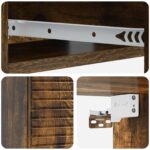 vidaXL Nástenný bočný stôl Dymový dub 59 x 34,5 x 17 cm – Obrázok 7