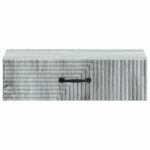 vidaXL Nástenný bočný stôl Sivá sonoma 59 x 34,5 x 17 cm – Obrázok 4