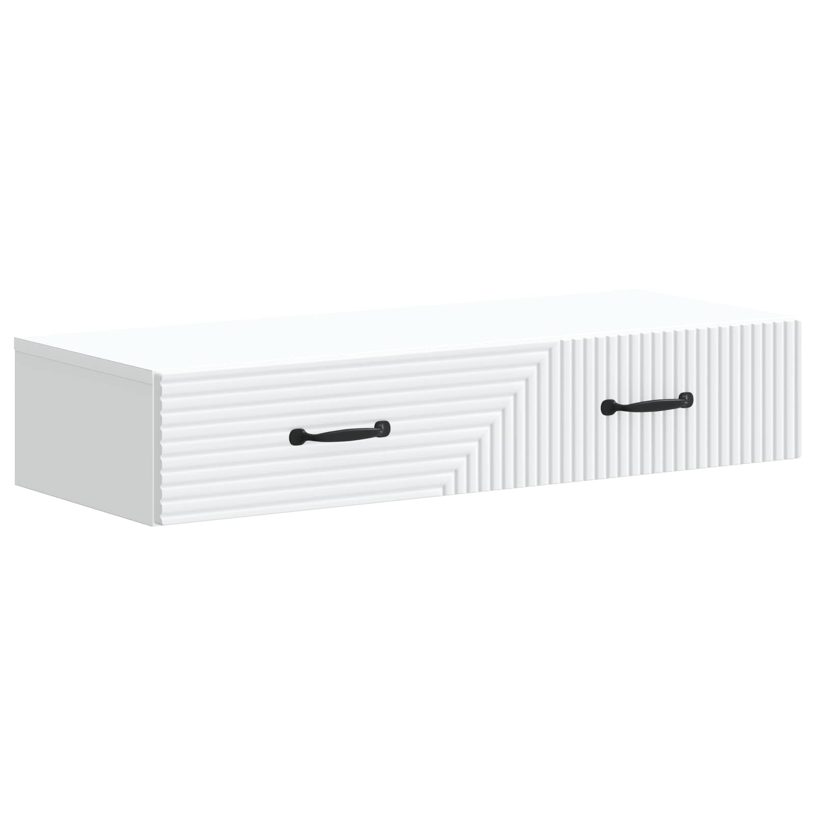 898665_1.jpg vidaXL Nástenný bočný stôl Biela 87,5 x 34,5 x 17 cm Kompozitné drevo – Obrázok 1