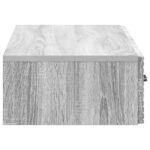 vidaXL Nástenný bočný stôl Sivá sonoma 87,5 x 34,5 x 17 cm – Obrázok 5