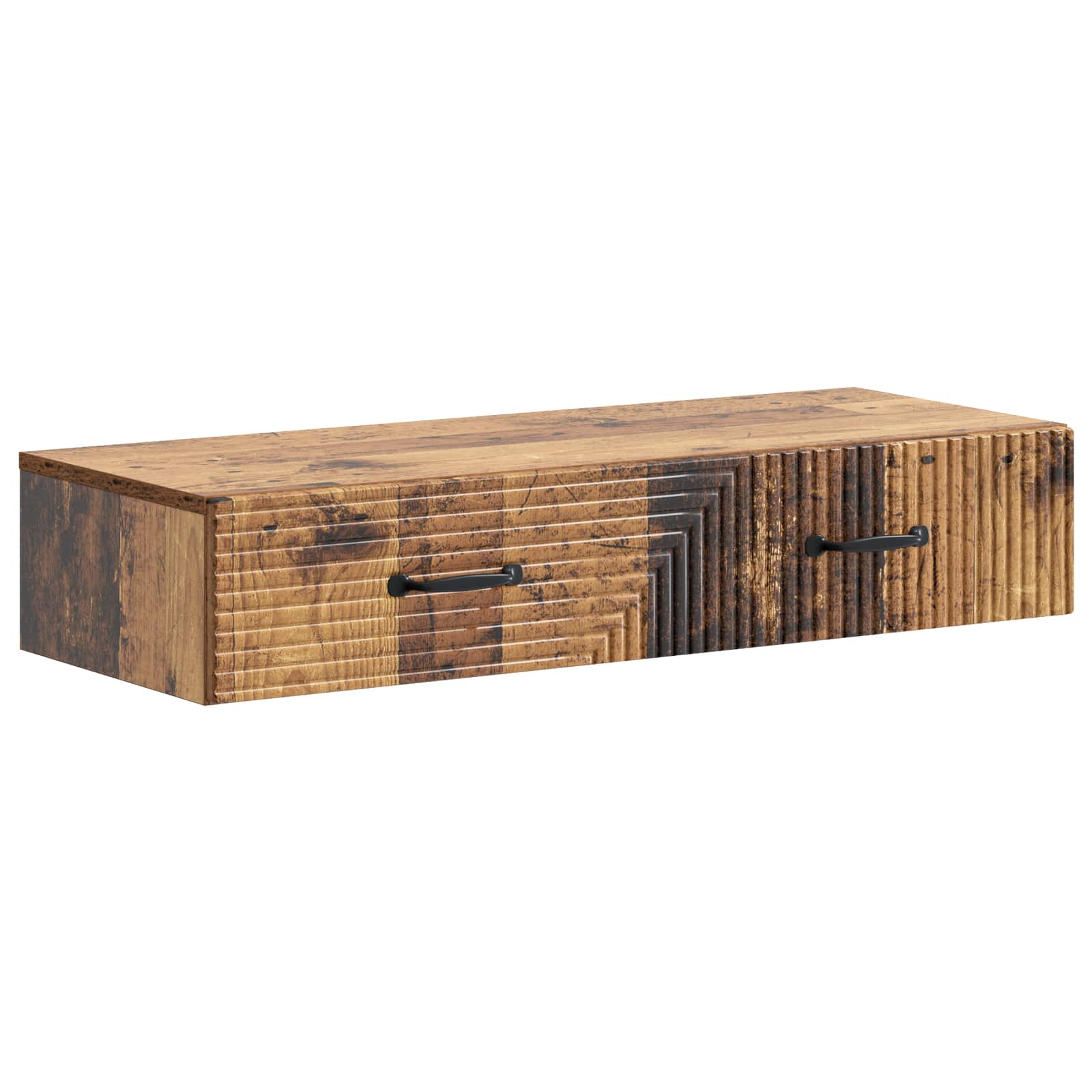 898673_1.jpg vidaXL Nástenný bočný stôl Staré drevo 87,5 x 34,5 x 17 cm – Obrázok 1