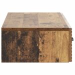 vidaXL Nástenný bočný stôl Staré drevo 87,5 x 34,5 x 17 cm – Obrázok 5
