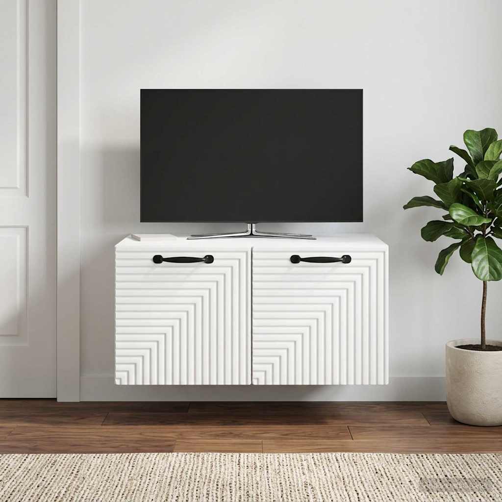 898675_1.jpg vidaXL Nástenná TV skrinka Biela 59,5 x 41 x 30 cm Kompozitné drevo – Obrázok 1