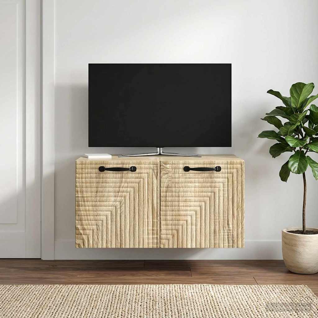 898677_1.jpg vidaXL Nástenná TV skrinka Nástenný Dub sonoma 59,5 x 41 x 30 cm – Obrázok 1
