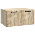 vidaXL Nástenná TV skrinka Nástenný Dub sonoma 59,5 x 41 x 30 cm – Obrázok 2