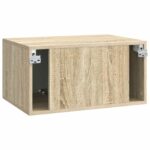 vidaXL Nástenná TV skrinka Nástenný Dub sonoma 59,5 x 41 x 30 cm – Obrázok 8