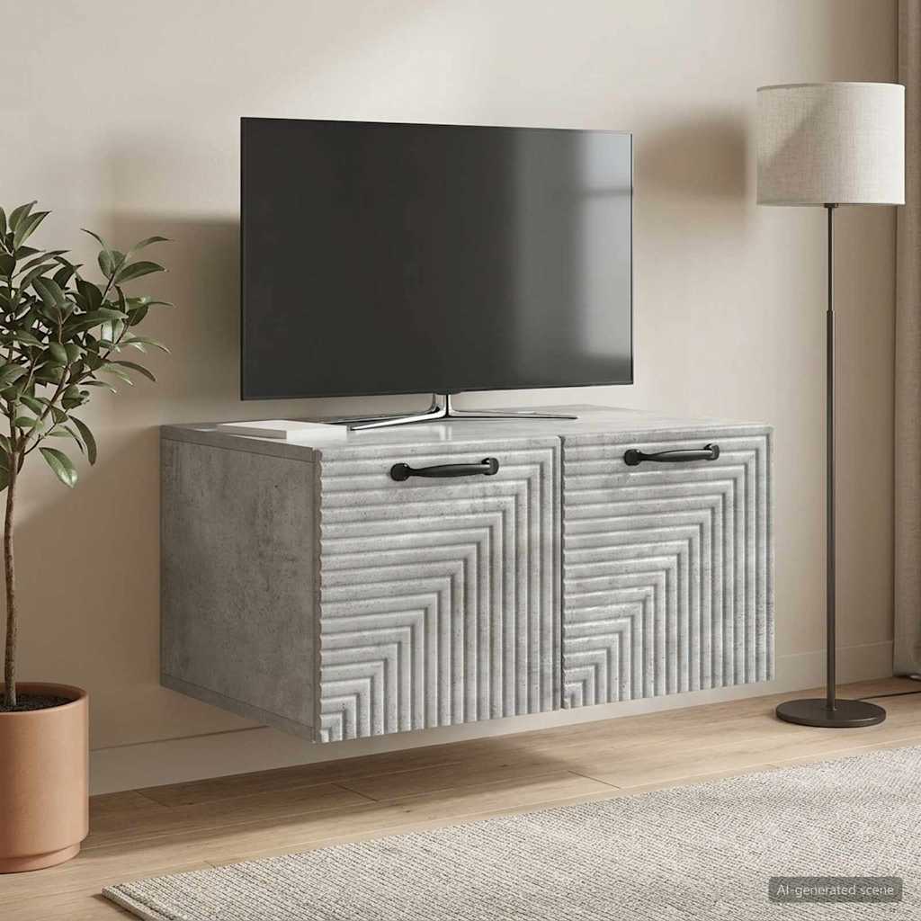 898678_1.jpg vidaXL Nástenná TV skrinka Nástenný Betónovo sivá 59,5 x 41 x 30 cm – Obrázok 1