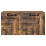 vidaXL Nástenná TV skrinka Nástenný Dymový dub 59,5 x 41 x 30 cm – Obrázok 6