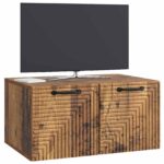 vidaXL Nástenná TV skrinka Nástenný Staré drevo 59,5 x 41 x 30 cm – Obrázok 3