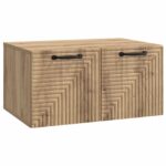 vidaXL Nástenná TV skrinka Nástenný Dub artisan 59,5 x 41 x 30 cm – Obrázok 2