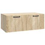 vidaXL Nástenná TV skrinka Nástenný Dub sonoma 78,5 x 41 x 30 cm – Obrázok 2