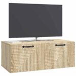 vidaXL Nástenná TV skrinka Nástenný Dub sonoma 78,5 x 41 x 30 cm – Obrázok 3