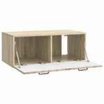 vidaXL Nástenná TV skrinka Nástenný Dub sonoma 78,5 x 41 x 30 cm – Obrázok 5