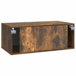 vidaXL Nástenná TV skrinka Nástenný Dymový dub 78,5 x 41 x 30 cm – Obrázok 8