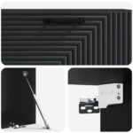 vidaXL Nástenná TV skrinka Čierna 98 x 41 x 30 cm Kompozitné drevo – Obrázok 9