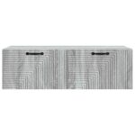 vidaXL Nástenná TV skrinka Nástenný Sivá sonoma 98 x 41 x 30 cm – Obrázok 6