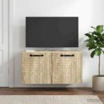 vidaXL Nástenná TV skrinka Nástenný Dub sonoma 59,5 x 31 x 30 cm – Obrázok 4