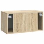 vidaXL Nástenná TV skrinka Nástenný Dub sonoma 59,5 x 31 x 30 cm – Obrázok 8