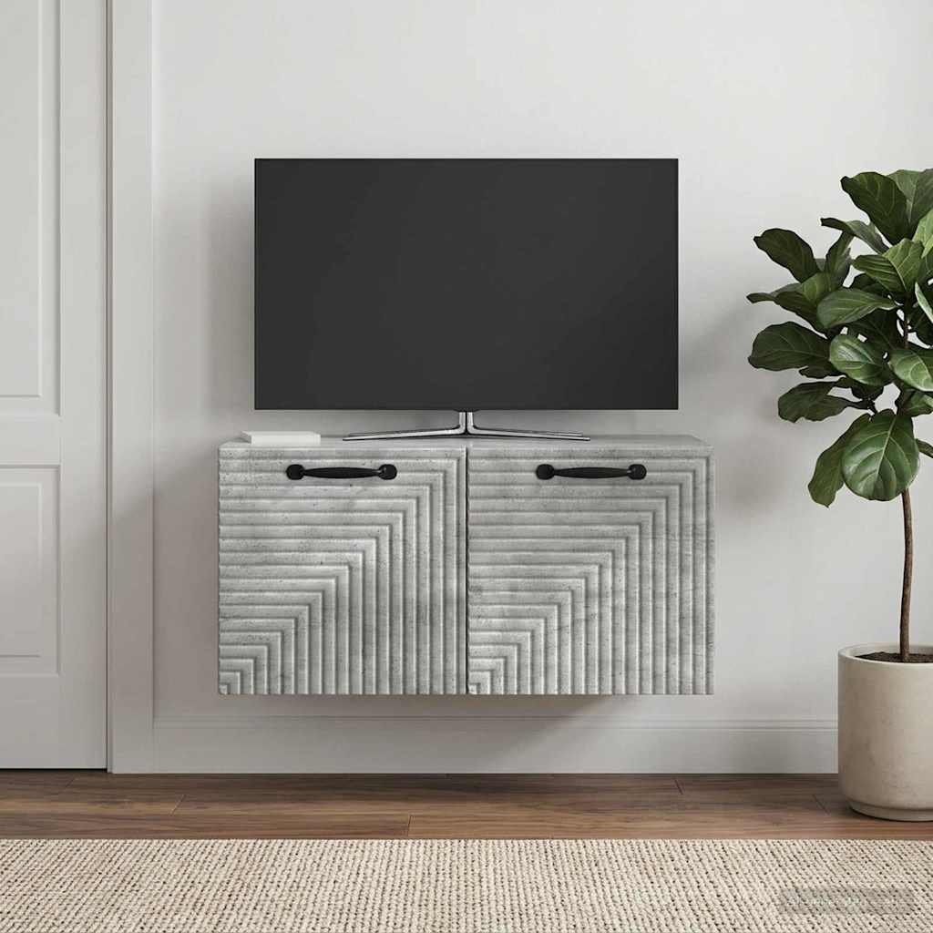 898708_1.jpg vidaXL Nástenná TV skrinka Nástenný Betónovo sivá 59,5 x 31 x 30 cm – Obrázok 1