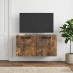 vidaXL Nástenná TV skrinka Nástenný Dymový dub 59,5 x 31 x 30 cm – Obrázok 4