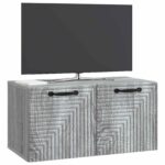 vidaXL Nástenná TV skrinka Nástenný Sivá sonoma 59,5 x 31 x 30 cm – Obrázok 3