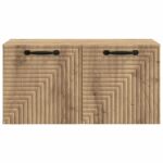 vidaXL Nástenná TV skrinka Nástenný Dub artisan 59,5 x 31 x 30 cm – Obrázok 6