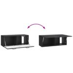 vidaXL Nástenná TV skrinka Čierna 78,5 x 31 x 30 cm Kompozitné drevo – Obrázok 10