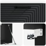 vidaXL Nástenná TV skrinka Čierna 78,5 x 31 x 30 cm Kompozitné drevo – Obrázok 9