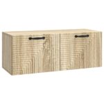 vidaXL Nástenná TV skrinka Nástenný Dub sonoma 78,5 x 31 x 30 cm – Obrázok 2