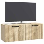 vidaXL Nástenná TV skrinka Nástenný Dub sonoma 78,5 x 31 x 30 cm – Obrázok 3