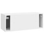 vidaXL Nástenná TV skrinka Biela s vysokým leskom 78,5 x 31 x 30 cm – Obrázok 8