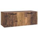 vidaXL Nástenná TV skrinka Nástenný Staré drevo 78,5 x 31 x 30 cm – Obrázok 2