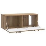 vidaXL Nástenná TV skrinka Nástenný Dub artisan 78,5 x 31 x 30 cm – Obrázok 5