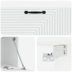 vidaXL Nástenná TV skrinka Biela 98 x 31 x 30 cm Kompozitné drevo – Obrázok 9