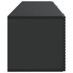 vidaXL Nástenná TV skrinka Čierna 98 x 31 x 30 cm Kompozitné drevo – Obrázok 7