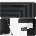 vidaXL Nástenná TV skrinka Čierna 98 x 31 x 30 cm Kompozitné drevo – Obrázok 9