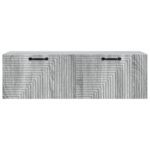 vidaXL Nástenná TV skrinka Nástenný Sivá sonoma 98 x 31 x 30 cm – Obrázok 6